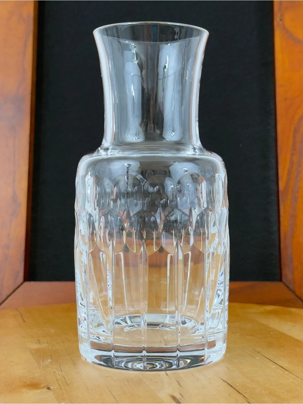Vintage Atlantis “Omega Pattern” Crystal Vase or Carafe Hand Crafted in Portugal
